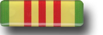 Vietnam Veterans Service Ribbon - 3D Mini Decal #TOP11