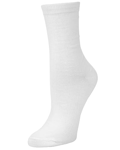 Image of Gelante 12-Pair Women's Crew Socks, Soft Thin Lightweight Breathable Athletic & Casual