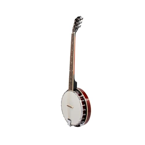 Banjo de voyage 6 cordes portable avec une tonalité vive pour vos concerts et sessions nomades