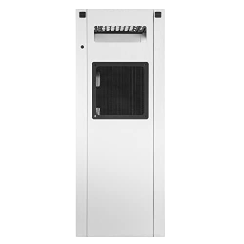 Gabinete SilverStone ALTA F1 Premium Tower con exterior de aluminio y vidrio templado, iluminación ARGB integrada, color plateado (SST-ALF1S-G) miniatura 3