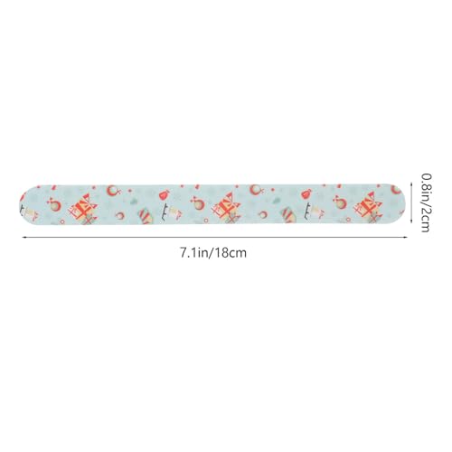 Manucure et pédicure de Noël : lot de 24 limes à offrir - 2