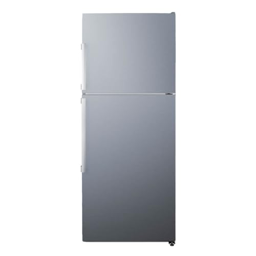 Summit 28' Refrigerator Freezer With Icemaker, Counter Depth, Stainless Steel- FF1514SSIM