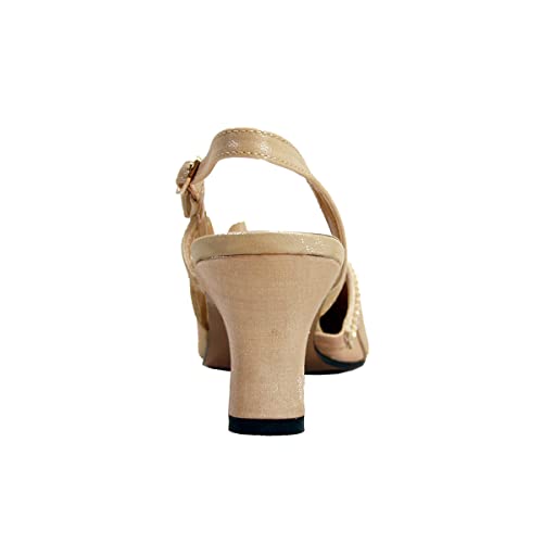 Floral Britt Women's Wide Width Dress Slingback Pumps4