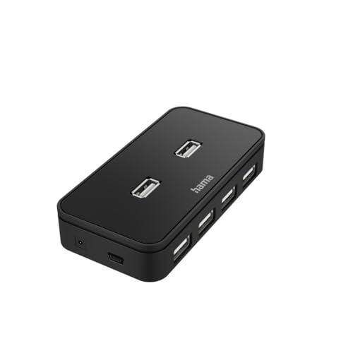 Hub USB 2.0 Hama 7 ports pour organiser votre bureau en télétravail