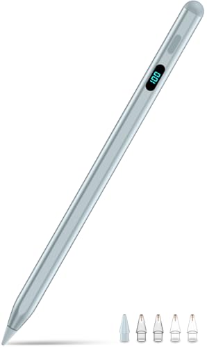 Stylet pour iPad compatible Air M2 M3 et Pro M4 bleu aimanté