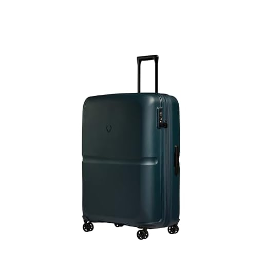 ANTLER - Single Stripe Hardside Luggage 32 Inch Large Suitcase - Durable, Lightweight & Expandable, 4 Spinner Wheels - Adjustable Handle, TSA Lock - Indigo