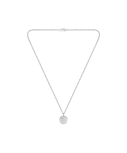 BOSS Jewelry Halskette für Herren Kollektion DOUBLE B COIN aus Edelstahl mit einem Charm in Münzform - 1580761