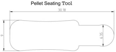 Miniatura 3 de Herramienta de asiento de profundidad de pellets de latón AIR GAMO WEIHRAUCH HATSAN Diana CROSMAN