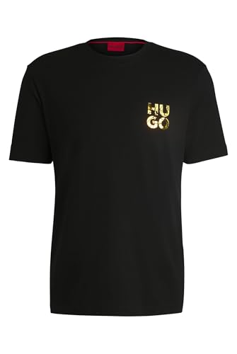 HUGO Men's Stacked Logo Short Sleeve Tshirt