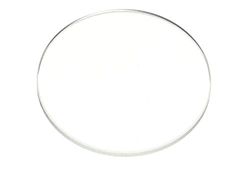 Eichmüller Vetro di ricambio per orologio, vetro minerale, piatto, spessore 2,5 mm, Ø 20-40 mm