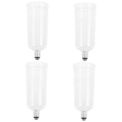 BEBEMOKO 4pcs Replaceable Pigment Cup Spray Paint Bottle Airbrush Paint Bottles Efficient Painting
