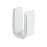 Garantía de 10 años Gedy Outline Percha, Latón, Blanco, 3X 4,6X 7