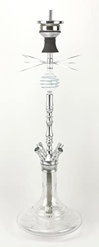 Smokah Shisha Monster Performance Alu - Silver Handcut