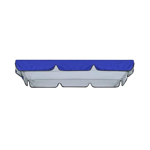 Baldacchino impermeabile per dondolo a 3 posti, copertura superiore antistrappo 210D con design antivento, accessorio di ricambio marrone
