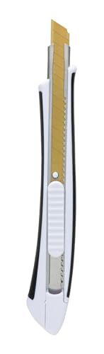 Scotch Titanium Snap-Off Utility Knife – Small 9mm Precision Cutter with Click & Lock Blade, Comfort Grip Handle (Titanium Stays Sharp 3X Longer) thumbnail 3