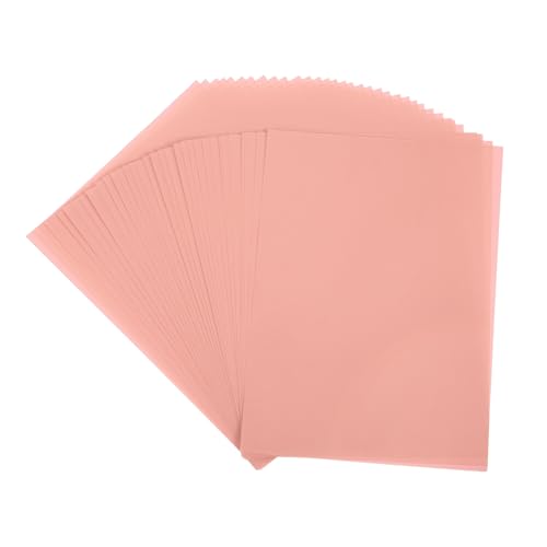 Papel de vitela rosa imprimible PATIKIL láminas translúcidas
