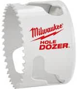 Corona Bimetallica Milwaukee HOLE DOZER 111mm – Punta Per Fori In Acciaio, Perforatrice Professionale Per Legno, Metallo E Plastica, Accessorio Heavy Duty