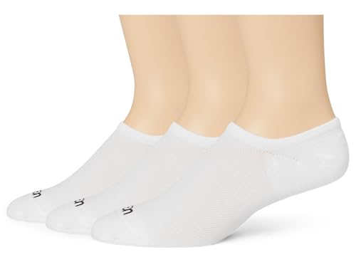 UGG Men's Oliver No Show 3 Pack Sock, White, L/XL - image 1