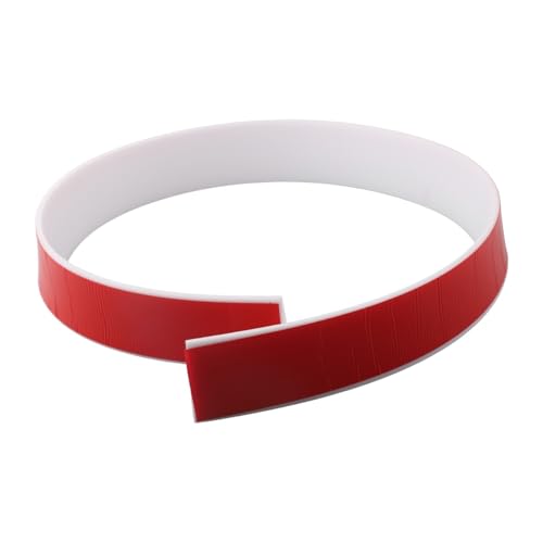 Homeponnew Bande de seuil en silicone pour robot balayeur, 5 cm de largeur, 1,8 cm de hauteur, 1 m de longueur, rampe flexible pour les transitions de sol, barrière d'eau pour salle de bain