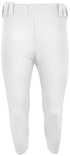 Epic Girl's RBI Low-Rise Pro-Softball Pants (Wht, Bk, Graphite) White M