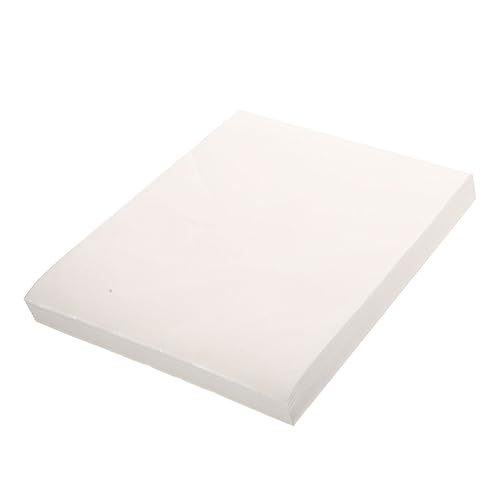 FRCOLOR 100pcs Feces Paper Gravel Paper for Bird Cage Bird Litter Bird Cage Paper Liners Pet Guinea Pig Pee Parrot Cage Bottom Cushion Small Long Tail Non-Woven Fabric White Grip Pad