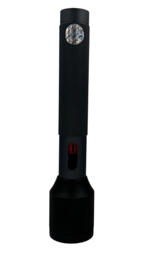 Image of RL-M12D 150W+150W with Warm & Cold Light Modes Metal Torch | 3000mAh Rechargeable LED Flashlight | Type-C Charging | Zooming Head | Long Range Telescopic Focus Torch for Outdoor & Home Use