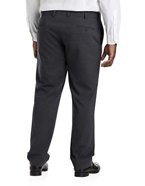 Waist-Relaxer Flat-Front Suit Pants2