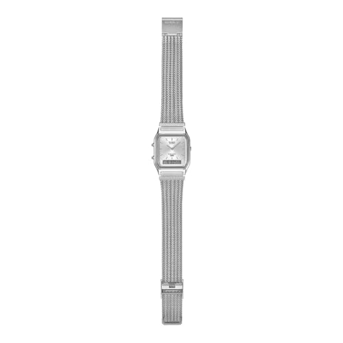 Image of Casio Vintage AQ-230EM-7ADF Analog-Digital White Watch Unisex (D418)