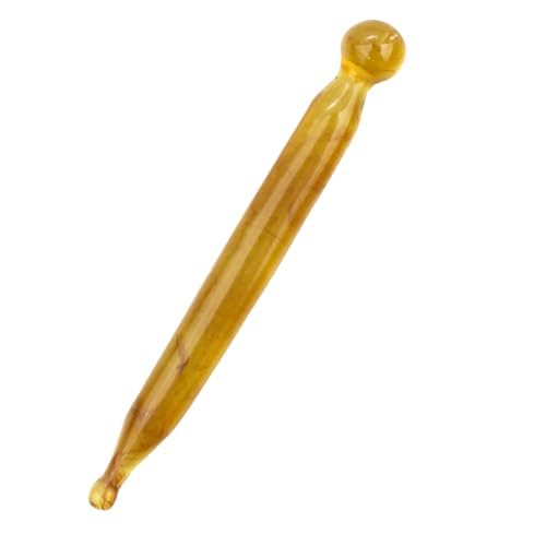 1 Stück 12.5cm Muskeltherapie-Massagestab,Harz Akupressurstift,faszienstab,Massagehalz,Akupressur Stab,Massage Stift,für Massage Akupressur Schulter Rücken Bein Entspannung(Bernsteinbraun) 1 Stück 12.5cm Muskeltherapie-Massagestab,Harz Akupressurstift,faszienstab,Massagehalz,Akupressur Stab,Massage Stift,für Massage Akupressur Schulter Rücken Bein Entspannung(Bernsteinbraun)