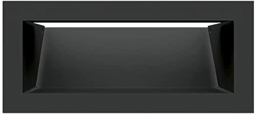 KRATKI griglia di ventilazione AIR LUFT/9/20/45S/C 9 x 20 x 12,65 cm nero | LUFT/9/20/45S/C Camino, Nero; Peso 0.8 kg