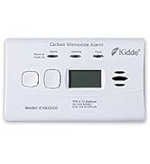 Kidde 10LLDCO Ten Year Life Carbon Monoxide Alarm Digital Display with Sealed Longlife Battery