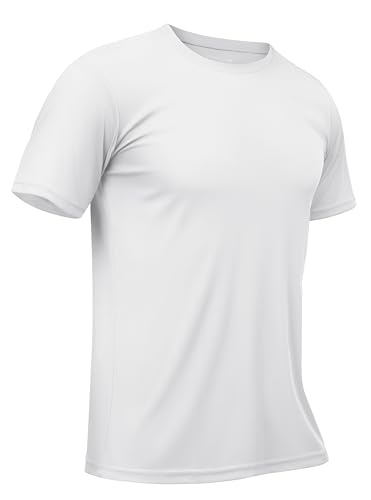 TACVASEN Herren Rash Guard Shirts Running Funktionsshirt Kurzarm...