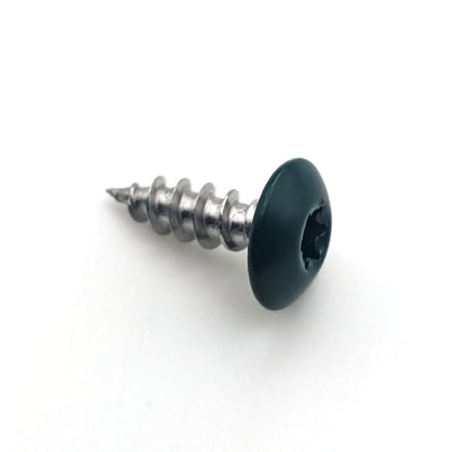 Vis pour penture anti rouille vert mousse RAL 6005 inox A2 6x20