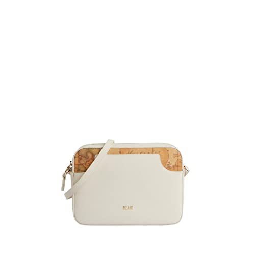  Alviero Martini 1a classe Borsa girl city tracolla reporter LGU929407 white cotton