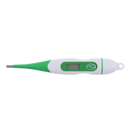 misppro 2X Veterinary Digital Thermometer for Pets and Livestock Animals with LCD Display Waterproof Soft Probe - Thumbnail 5