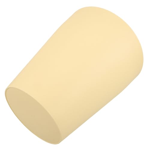 Caneca de basura plástica amarilla 10 L para baño y cocina