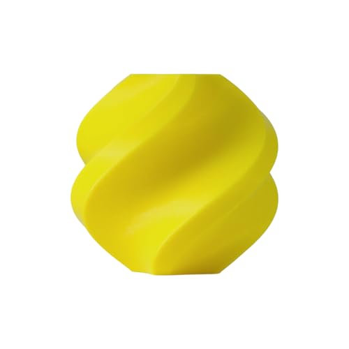 Image of Bambu Lab PLA Basic Yellow 3D Printer Filament Diameter: 1.75mm + /- 0.03mm, Smooth Surface Finish, Biodegradable (with Spool)