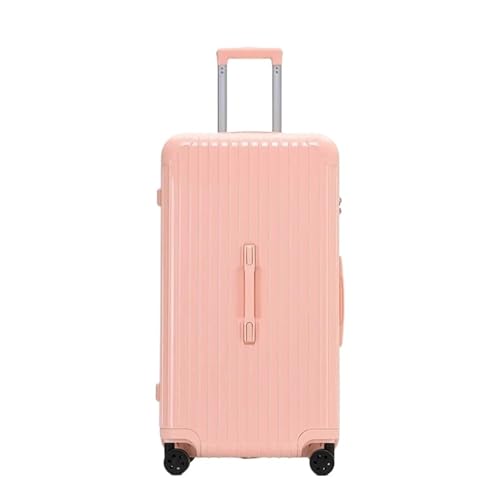 Suitcase Trolley Trunk ABS+PC Travel Suitcase Spinner Large Trolley Trunk Rolling Luggage Bag with Wheel (Color : Black, Size : 28 inch)2