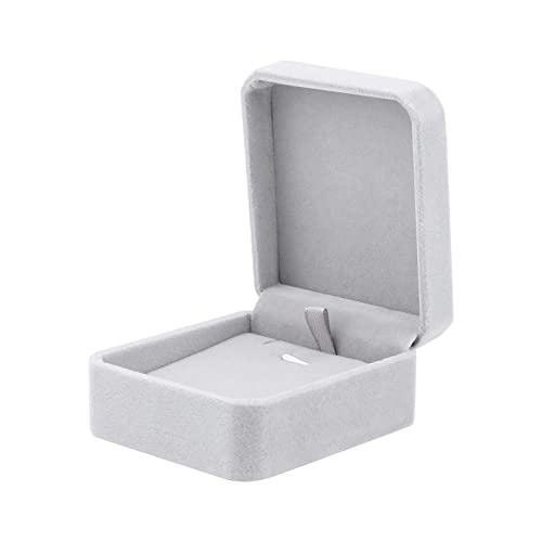Hileyu Small Necklace Box Gift Velvet for Jewellery Packaging Bulk Christmas Boxes