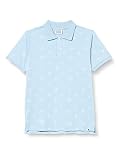  Scotch & Soda Shrunk Short-Sleeved Pima Cotton Jersey Polo Shirt Camisa, Fifties Blue 4538, 16 para Niños