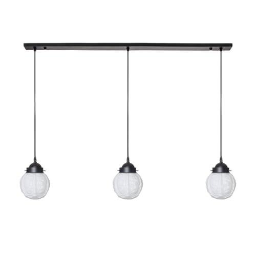 Plafonnier 3 lampes Guimard Flower pour illuminer votre salon