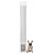PetSafe 1-Piece Sliding Glass Pet Door for Dogs & Cats- Adjustable Height 75 7/8" to 81"-Medium, White, No-Cut DIY Install Aluminum Patio Panel Insert, Great for Renters or Seasonal Installation