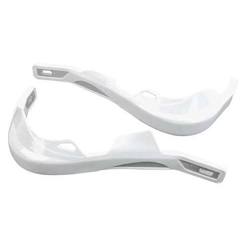 BPUTOMHZL ヤマハ/スズキ/カワサキ EXC用 バイク用ハンドガード ハンドガードプロテクター ダートバイク用 オートバイ アーマーハンドガード(白い)