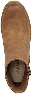 Dr. Scholl's Womens Chloe Ankle Bootie Brown Synthetic 8 W | Image 1