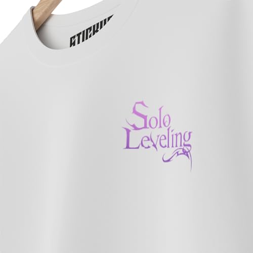 Image of STICKUP! Originals: Anime Solo Leveling Oversized Round Neck Pure Cotton T-Shirt