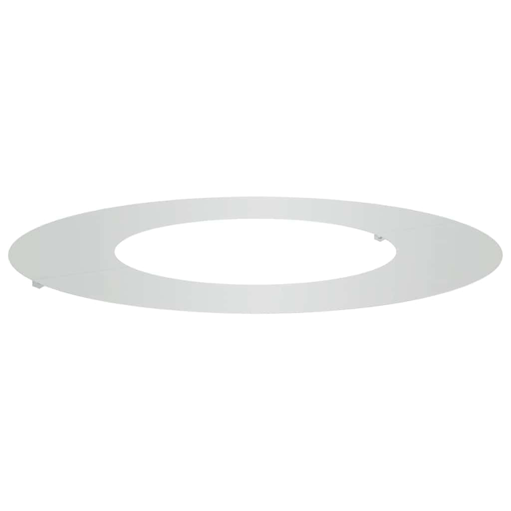Anneau d'arbre accessoire de jardin argenté Ø40/70cm pour aménagement paysager