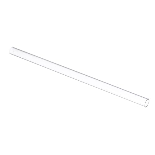 Image of uxcell Clear Rigid Tubing 1 /2 Inch(13mm) ID x 5 /8 Inch(16mm) OD x 1Ft(305mm) Length Round Plastic Polycarbonate Tube