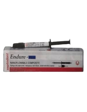 SEPTODONT Endure Nano Flow Flowable Composite (Pink, Shade-A2, 2g Syringe with Tips, Non-Sterile, 1 count)