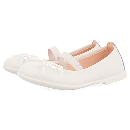 Ballerines en peau blanche fille Gioseppo parfaites pour les fêtes d'été