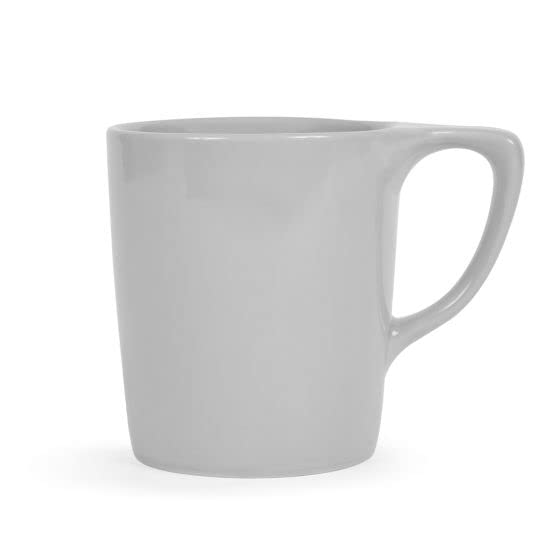 Taza de porcelana notNeutral 16 oz gris claro miniatura 1